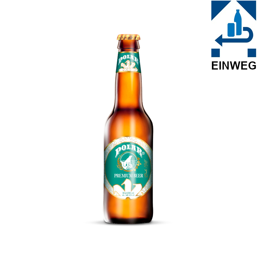 POLAR Cerveza Tipo Pilsen, 330ml, 6% vol. --DPG--