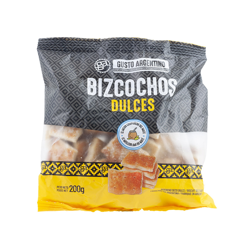 GUSTO ARGENTINO Bizcochos Dulces, 200g