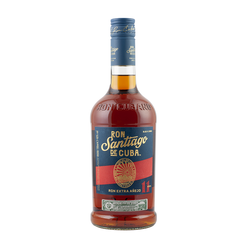 RON SANTIAGO DE CUBA Extra Añejo 11 Años - Brauner Rum, 700ml, 40% vol