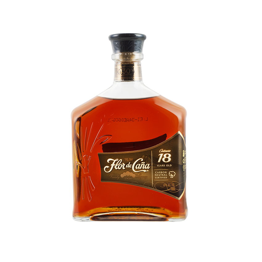 FLOR DE CAÑA Centenario - Brauner Rum, 18 Jahre, 700ml, 40% vol.