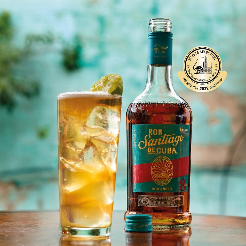 RON SANTIAGO DE CUBA Añejo 8 Años - Brauner Rum, 700ml, 40% vol