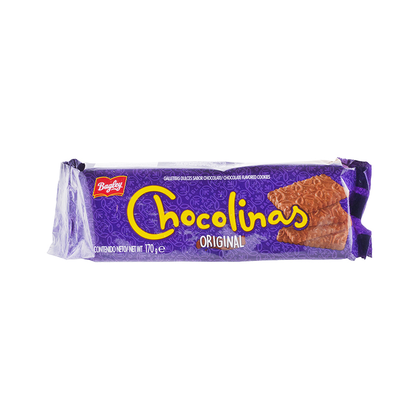 BAGLEY - ARCOR - Schokoladenkekse - Galletitas Dulces Chocolinas, 170g