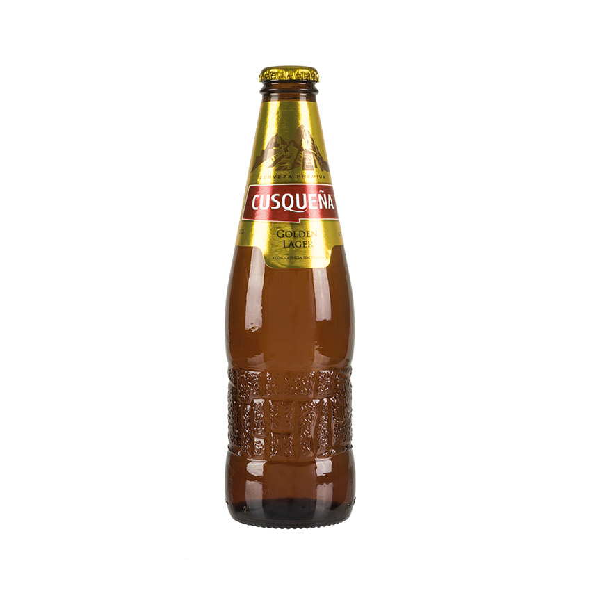 CUSQUEÑA Golden Lager - Cerveza Premium, 330ml, 4,8% vol