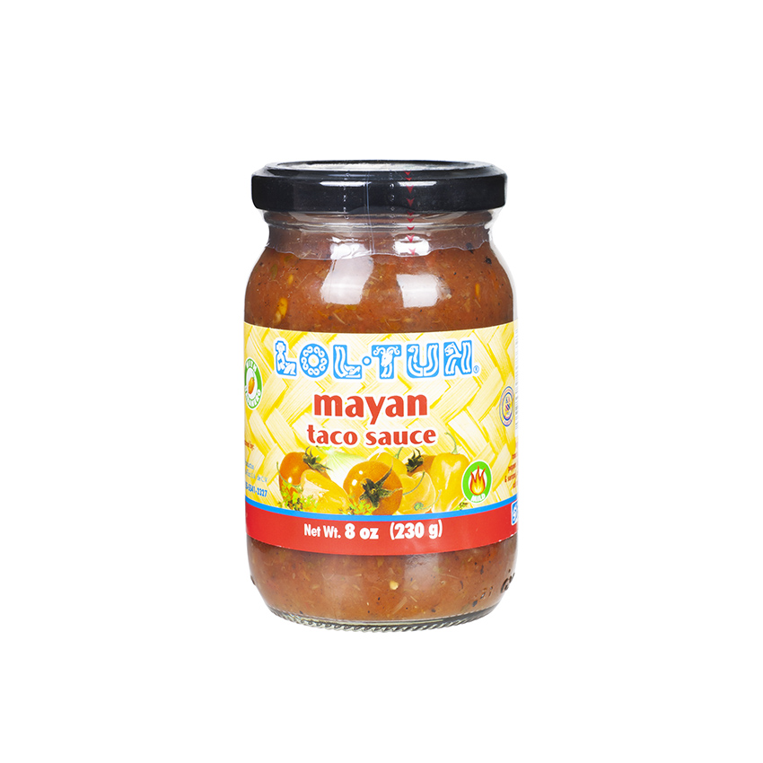 LOL-TUN Rote Maya Taquera-Chilisauce - Salsa Maya Taquera Roja, 230g