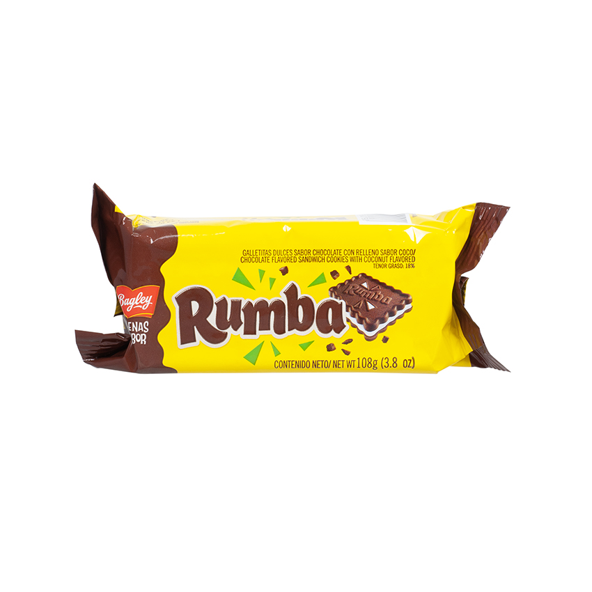 BAGLEY - ARCOR - Schokoladen-Doppelkekse - Galletitas RUMBA 110g