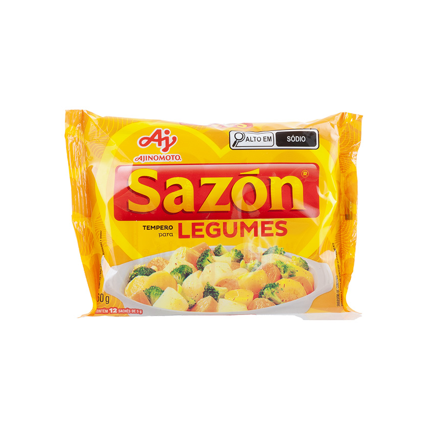 AJINOMOTO Gelbes Würzsalz für Gemüse - Tempero Sazón Amarelo para Legumes 60g