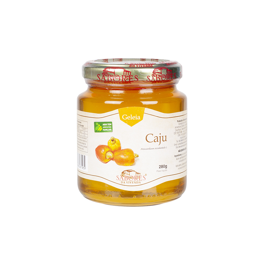 SABORES DA VIVENDA Cashew-Gelee - Geleia de Caju, 280g