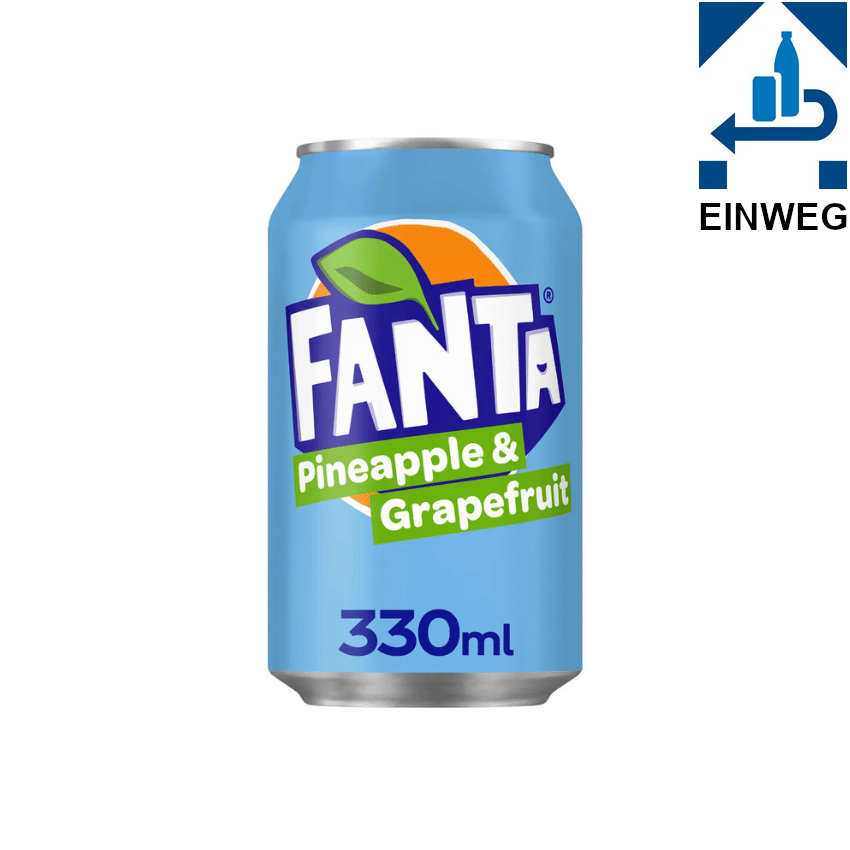 FANTA Pineapple & Grapefruit / Ananas & Grapefruit, 330ml --DPG--