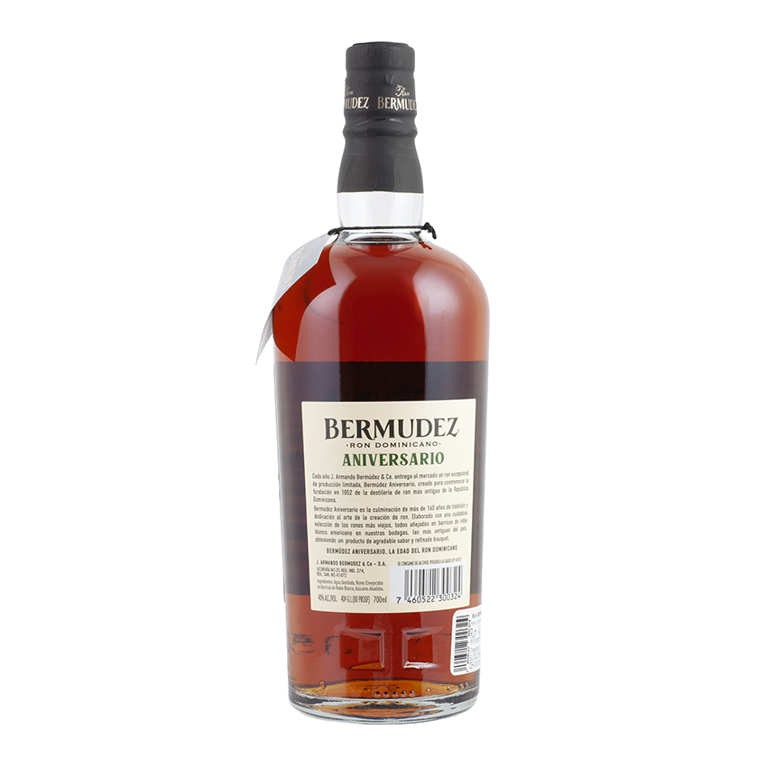 BERMUDEZ Añejo Gran Reserva Aniversario 12 Años, 700ml, 40% vol.