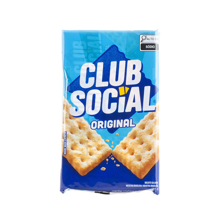 CLUB SOCIAL Original - Salzcracker - Biscoito Salgado - Galleta Salada, 144g