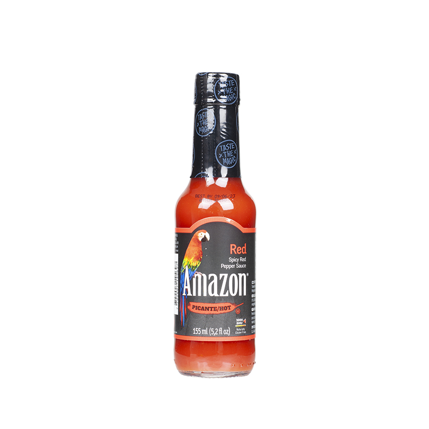 AMAZON Rote Chilisauce - Salsa Picante Roja, 155ml