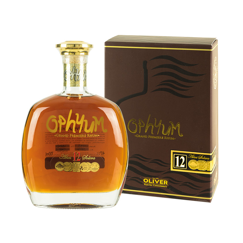 OPHYUM Grand Premiere Rhum 12 Años Solera, 700ml, 40% vol