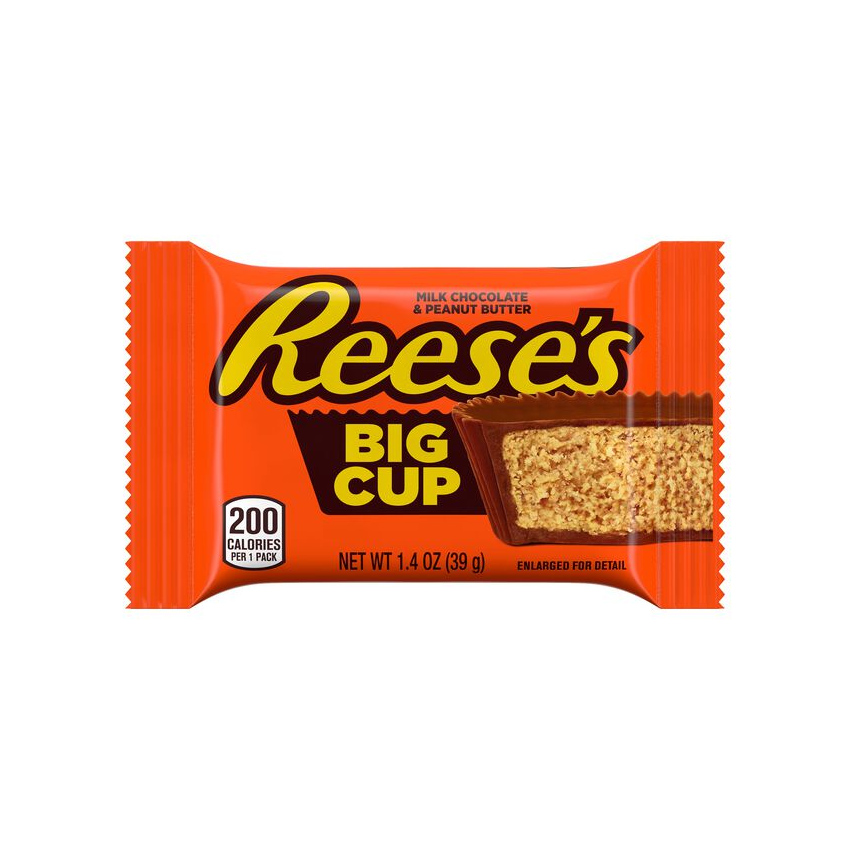 REESE´S Big Cup Schokoladenkonfekt mit Erdnussbutterfüllung, Display 635g
