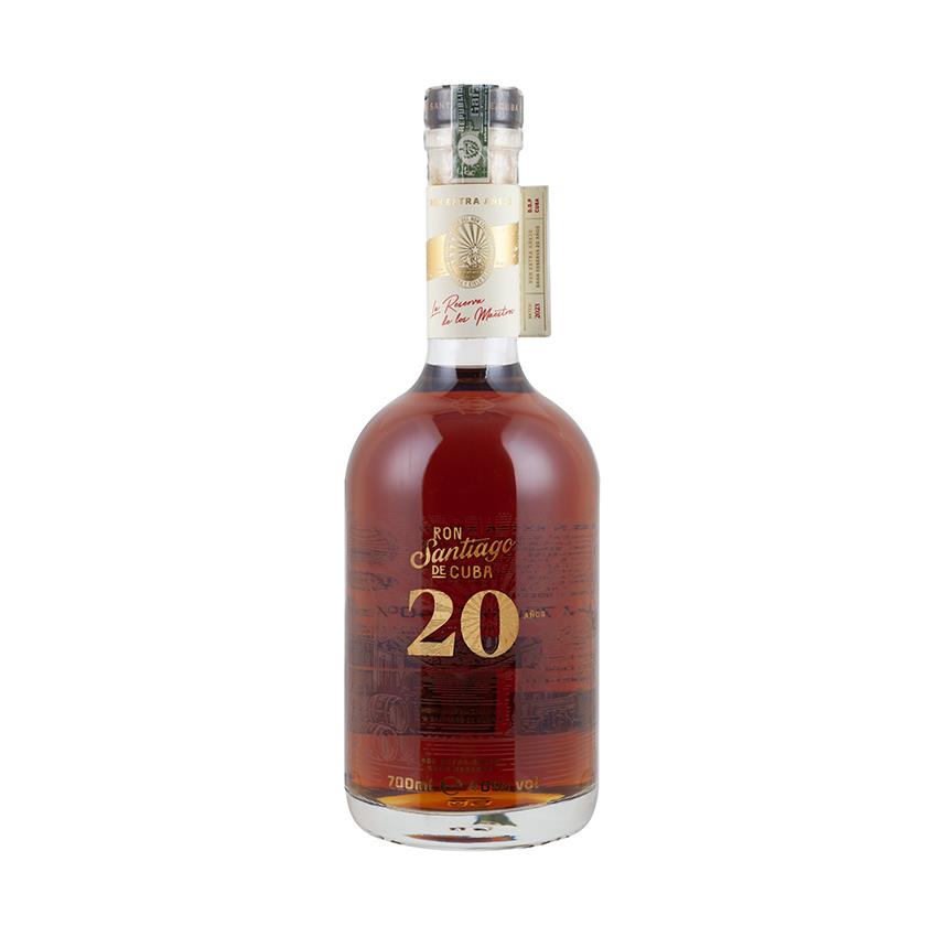 RON SANTIAGO DE CUBA Extra Añejo Gran Reserva 20 Años - Brauner Rum, 700ml 40% vol