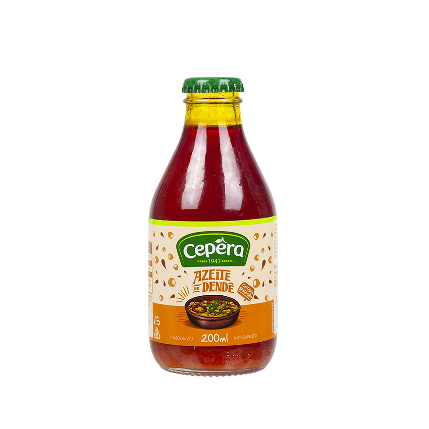 CEPÊRA Speiseöl (Palmöl) - Azeite de Dendê 200ml