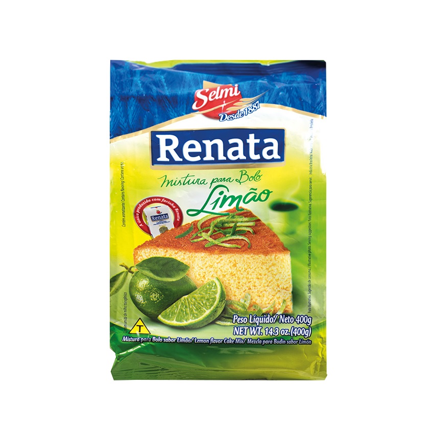 RENATA Backmischung für Limettenkuchen - Mistura para Bolo de Limão, 400g b- MHD 28.06.2026