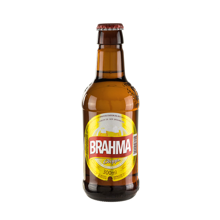 BRAHMA Bier Chopp Flasche - Cerveja garrafa, 300ml, 4,8% vol