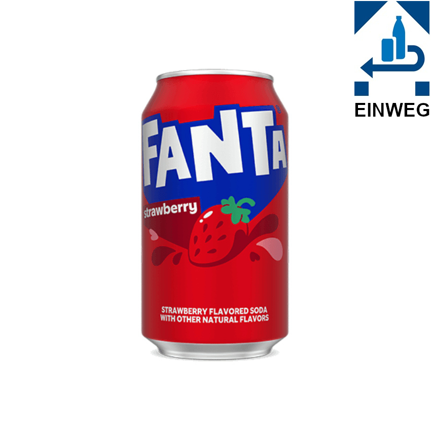 FANTA Strawberry / Erdbeere, Dose 355ml --DPG-- 