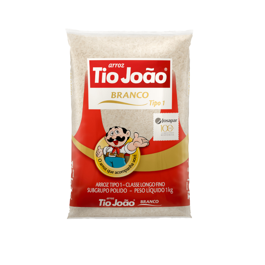 TIO JOÃO Weisser Reis Arroz Branco 1kg