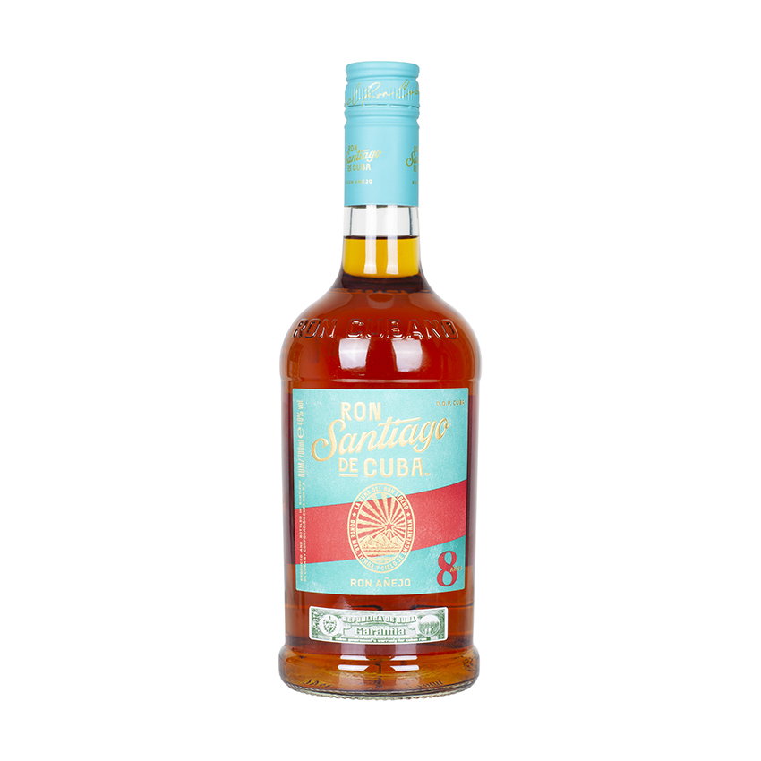 RON SANTIAGO DE CUBA Añejo 8 Años - Brauner Rum, 700ml, 40% vol