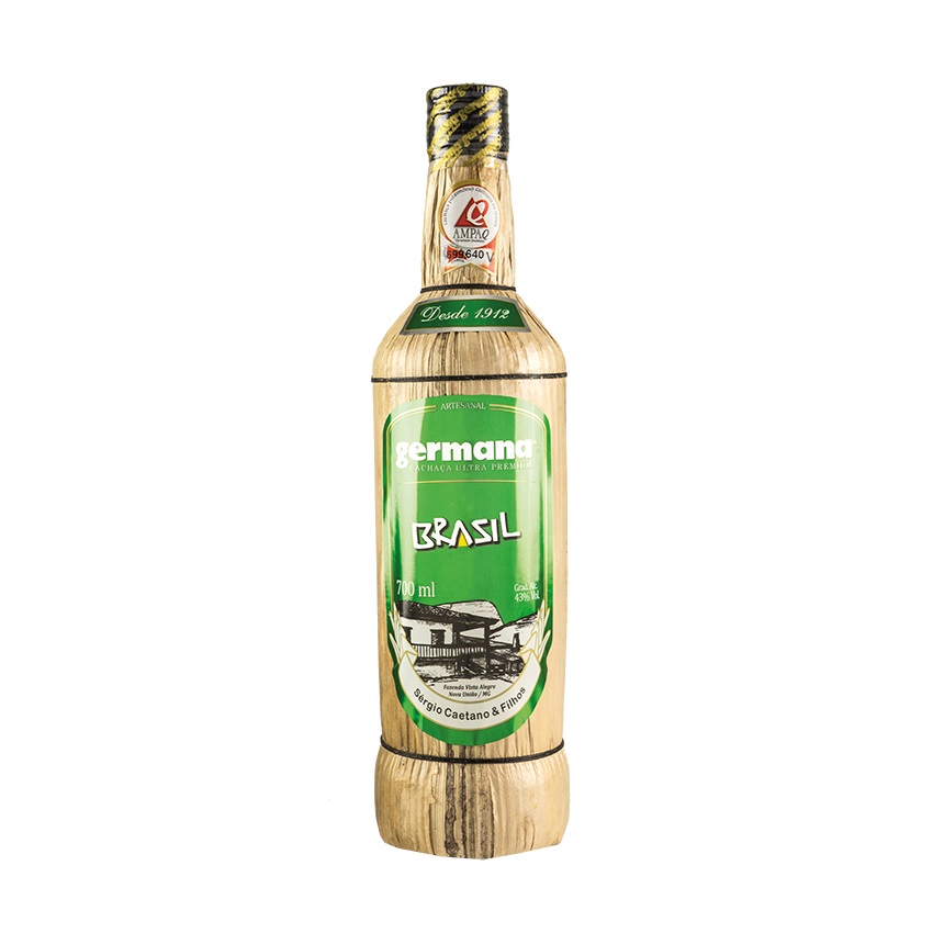GERMANA Brasil Zuckerrohrschnaps - Cachaça Premium, 700ml, 43%vol