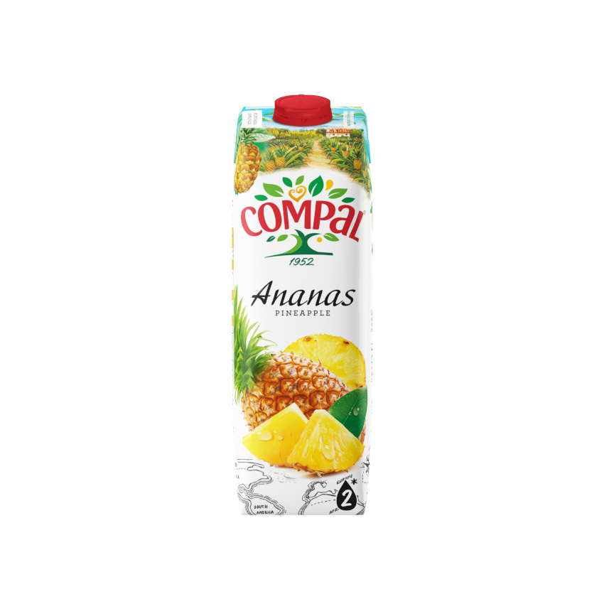 COMPAL Néctar de Piña - Néctar de Abacaxi, 1L