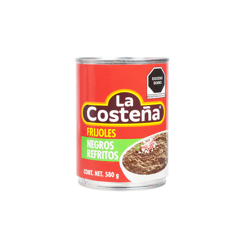 LA COSTEÑA Schwarzes Bohnenmus - Frijoles Negros Refritos, 580g