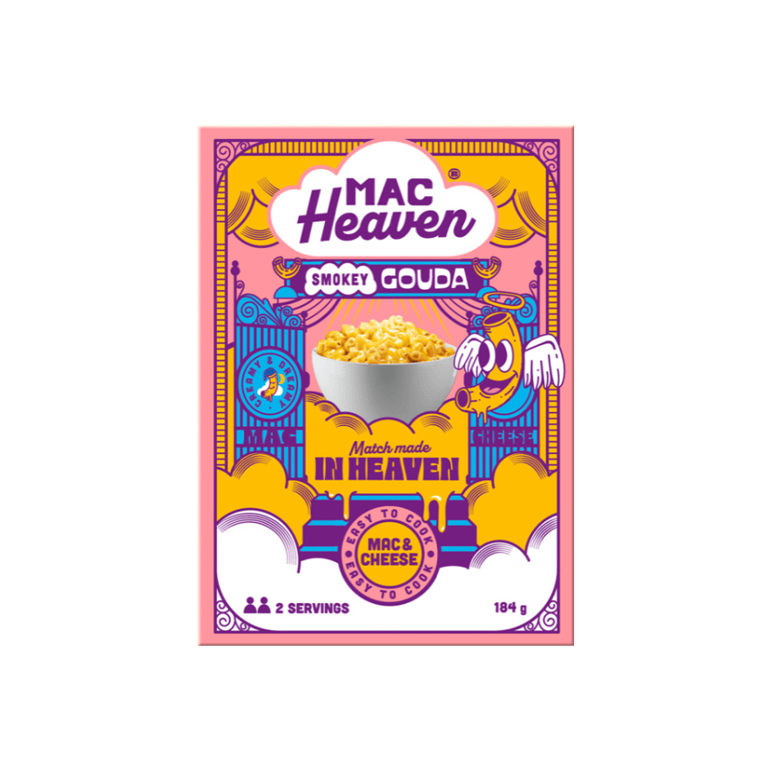 MAC HEAVEN Smokey Gouda - Nudelgericht mit rauchiger Gouda-Käsesauce, 184g