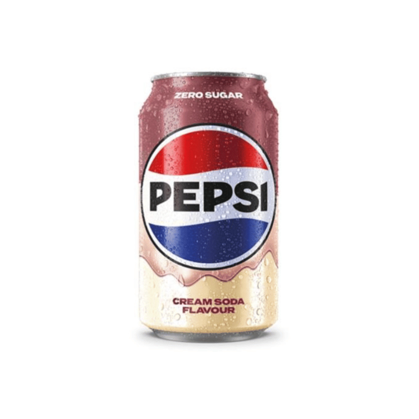 PEPSI Cream Soda Flavour - Zero Sugar, 330ml