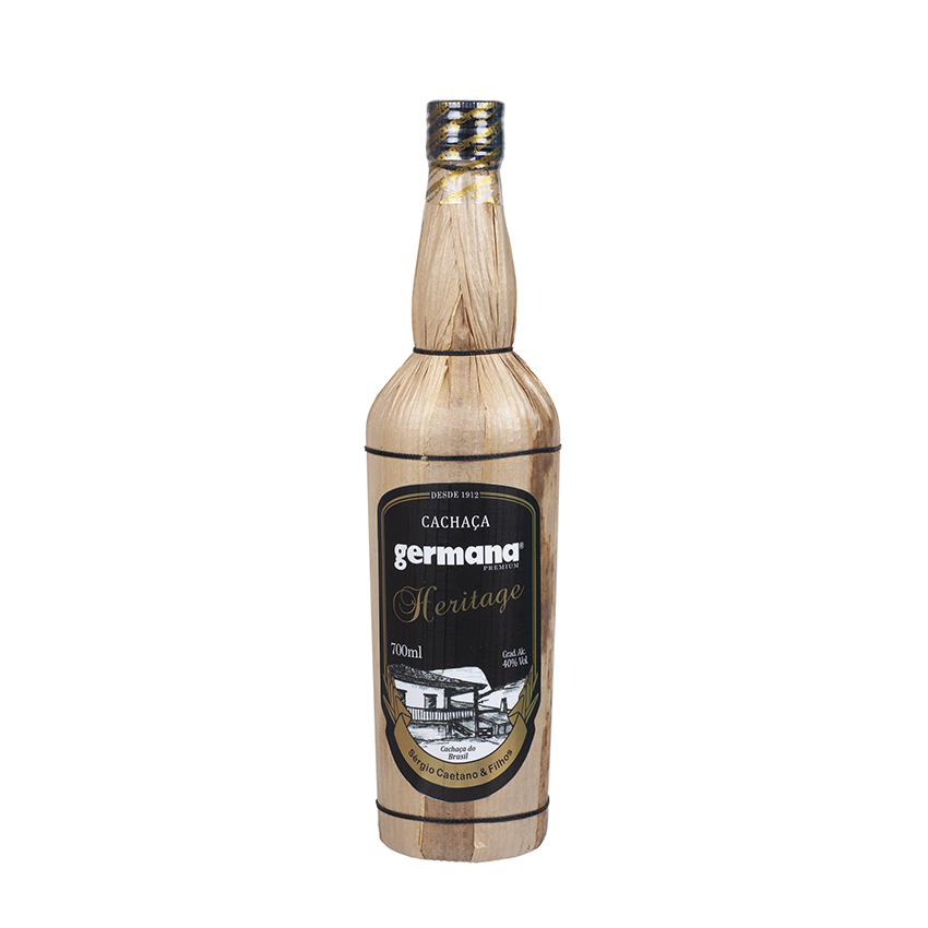 GERMANA Heritage Zuckerrohrschnaps - Cachaça Premium, 700ml, 40%vol.