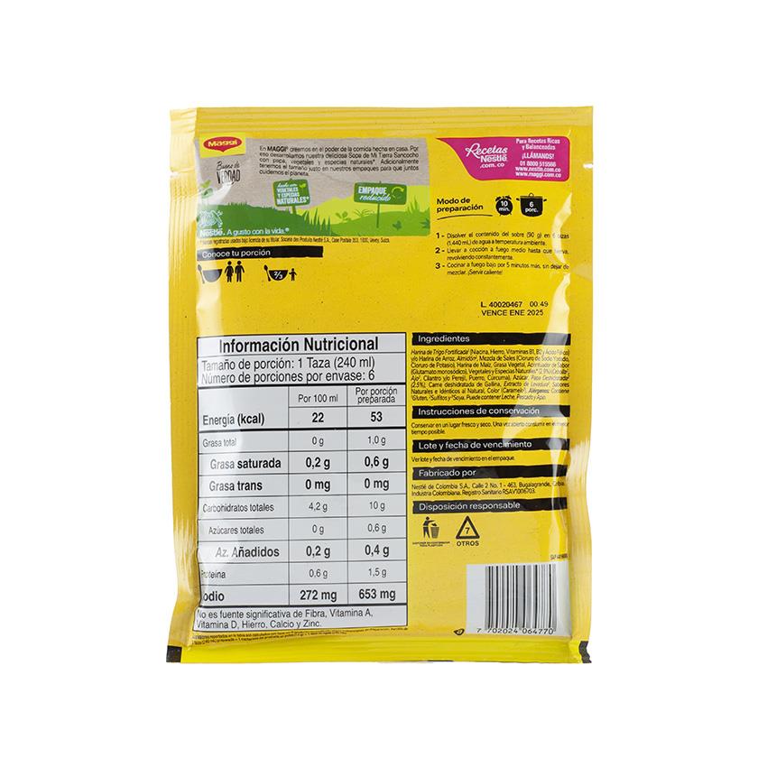 MAGGI Sopa Sancocho, 90g