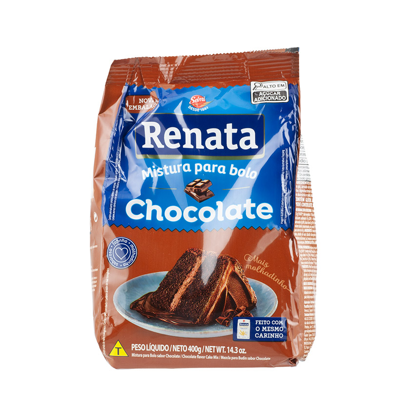 RENATA Mezcla para Pastel con Sabor a Chocolate - Mistura para Bolo de Chocolate, 400g