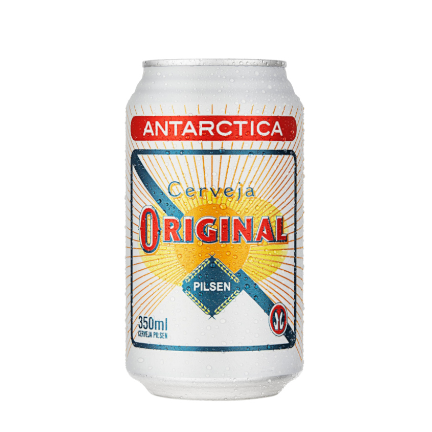 ANTARCTICA ORIGINAL Cerveja Pilsen, Dose 350ml, 5% vol.
