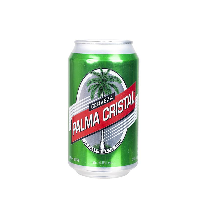 PALMA CRISTAL - Kubanisches Bier -DPG- Cerveza Cubana, Dose 355ml, 4,9% vol