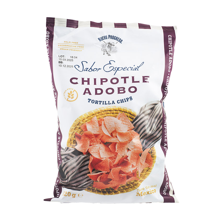 NUEVO PROGRESO Tortilla-Chips Chipotle-Adobo, 120g 