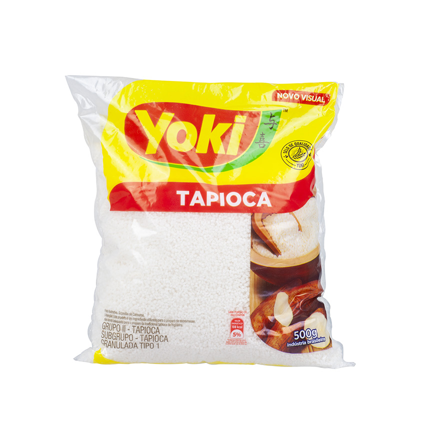 YOKI Granuliertes Tapioka Tapioca Granulada, 500g 