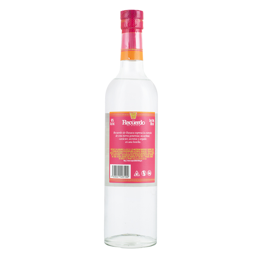 EL RECUERDO DE OAXACA Mezcal Joven, 700ml, 40% vol.