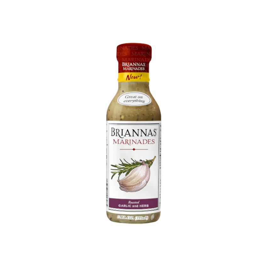 BRIANNAS´ Marinades Rosted Garlic and Herb - Marinade mit Knoblauch und Kräutern, 355ml