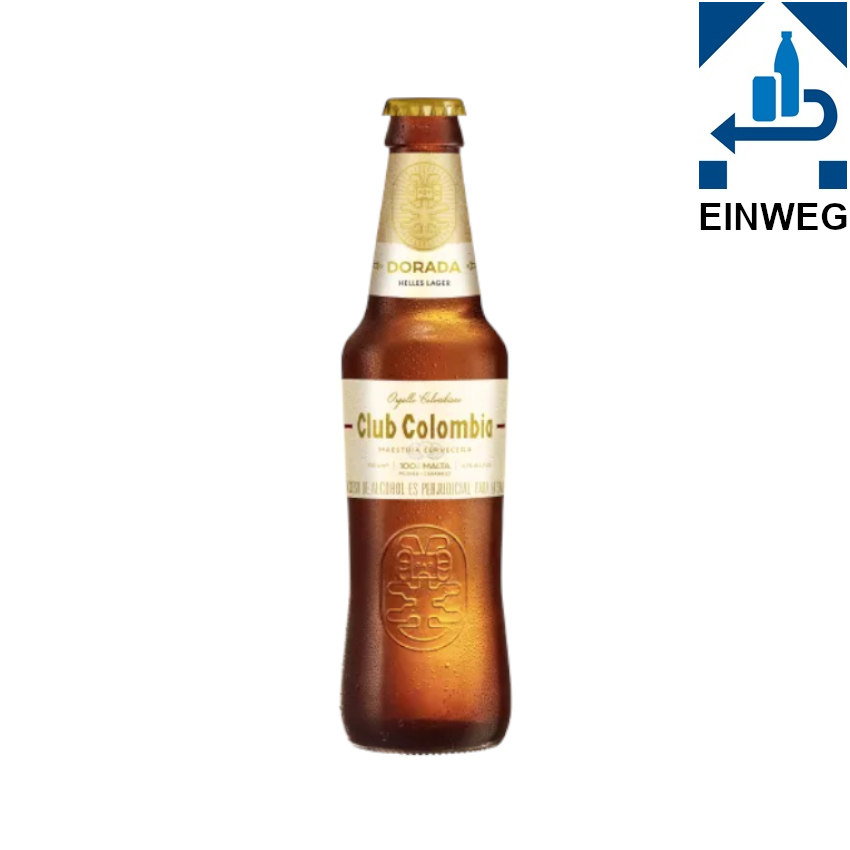 CLUB COLOMBIA Bier Cerveza  --DPG-- 330ml, 4,7% vol.