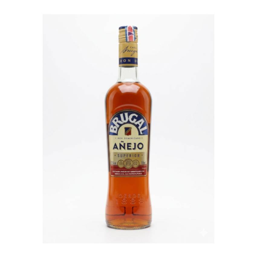 BRUGAL Brauner Rum- 5 Jahre -Ron Añejo Superior, 700ml., 37,5% vol.