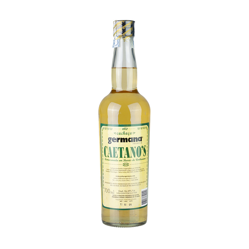 GERMANA Caetano´s Zuckerrohrschnaps - Cachaça Premium, 700ml, 40%vol