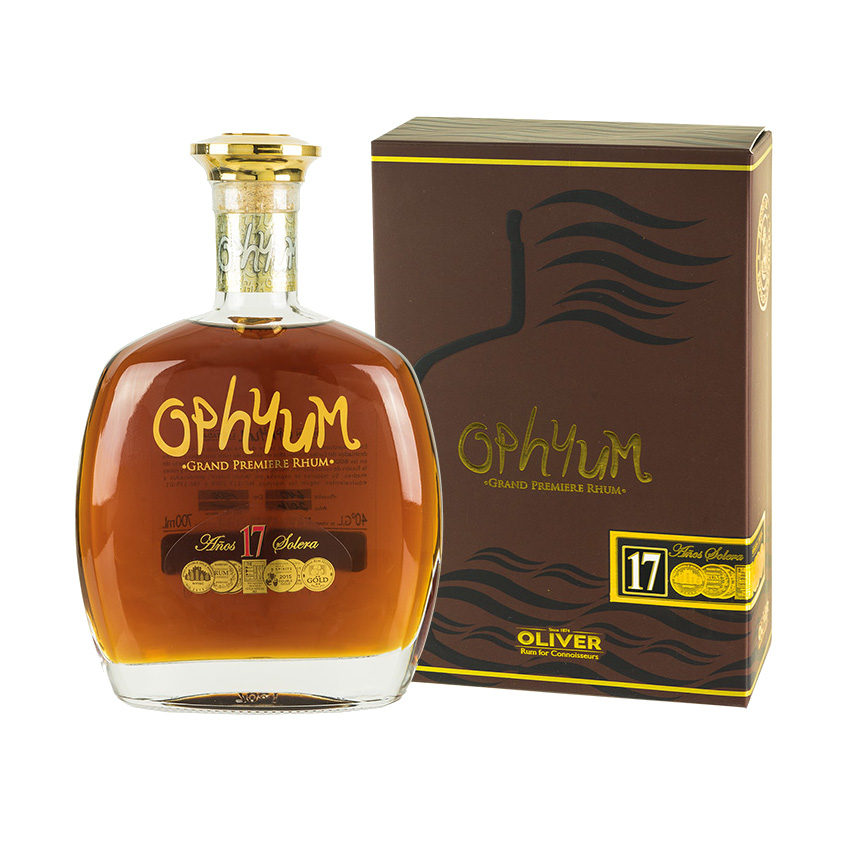 OPHYUM Grand Premiere Rhum 17 Años Solera, 700ml, 40% vol