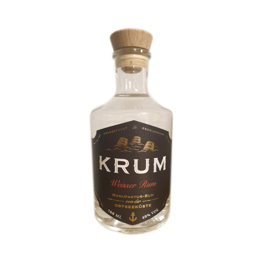 KRUM Weisser Rum, 46% vol., 700ml 
