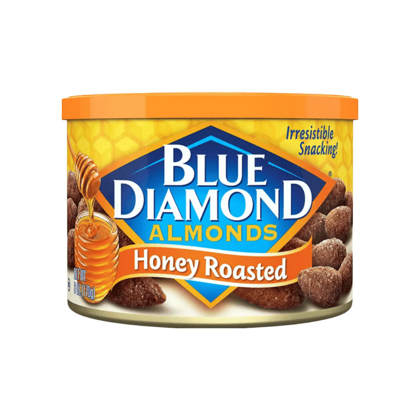 BLUE DIAMOND Almonds Honey Roasted - Geröstete Mandeln, 170g