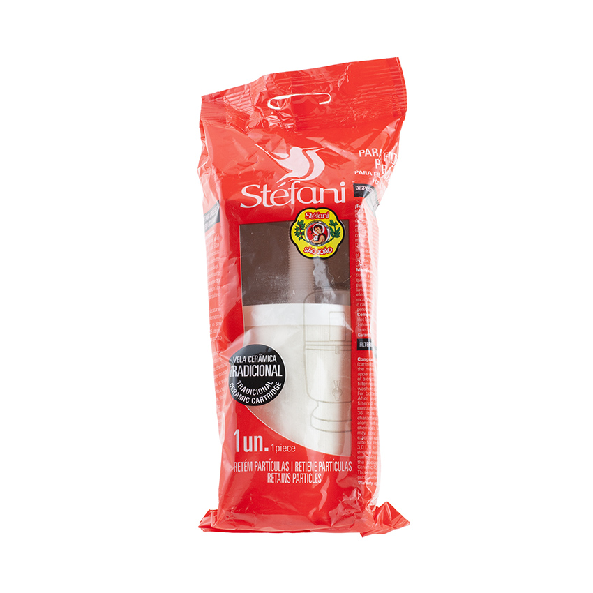 STEFANI Clay Filter Cartridge - Vela Tradicional para Filtro de Barro