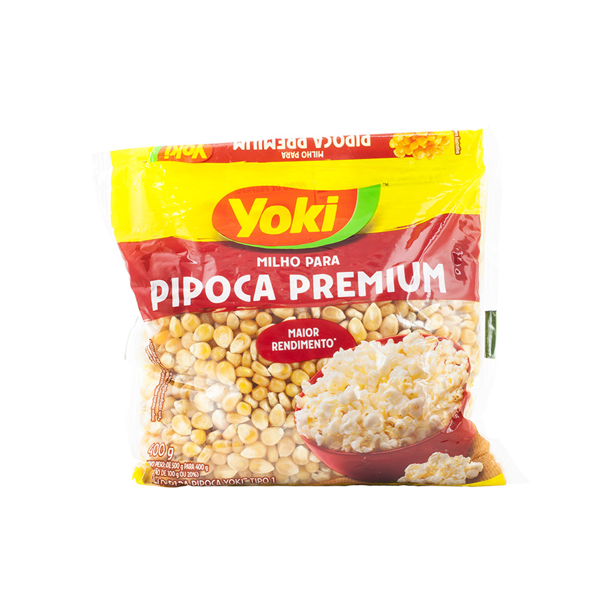 YOKI Premium Popcornmais - Milho para Pipoca, 400g