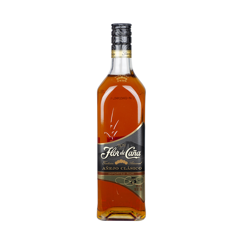 FLOR DE CAÑA Añejo Clásico - Brauner Rum, 5 Jahre, 700ml, 40% vol.