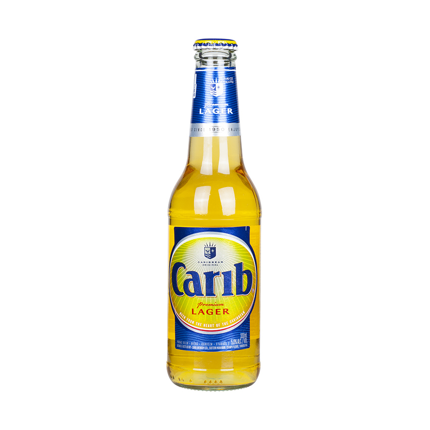 CARIB Bier Premium Caribbean Lager, 330ml, 5% vol 