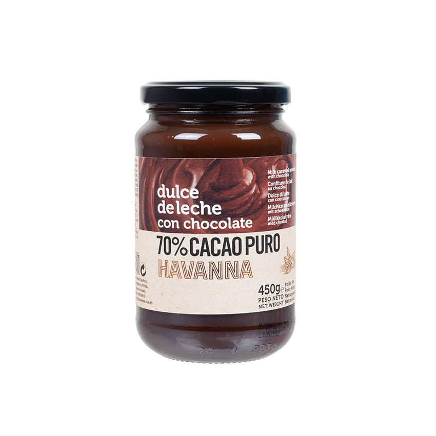 HAVANNA Milchkaramellcreme mit Schokolade - Dulce de Leche con Chocolate, 450g