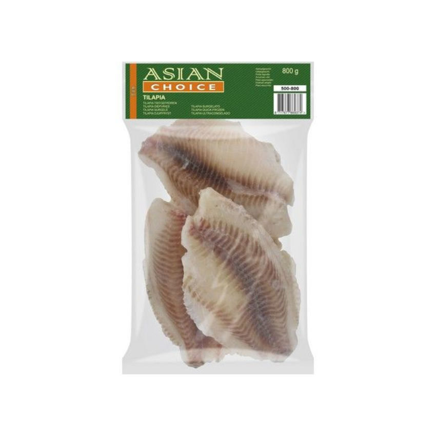 ASIAN CHOICE Tilapiafilets, tiefgefroren, 800g